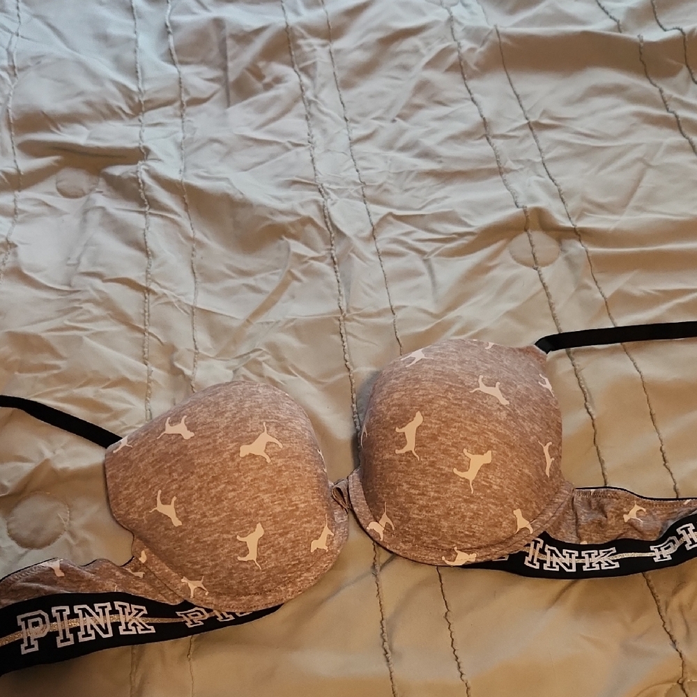 Victoria's Secret Pink Black and White Bra